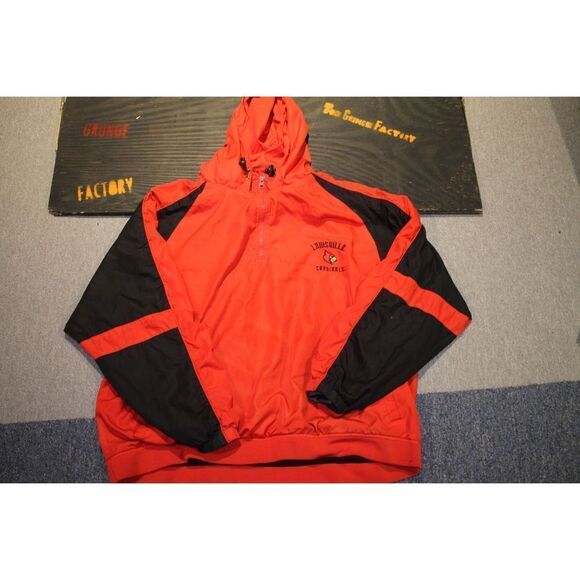 Vintage Red Oak Sportswear Louisville Cardinals Red Track Jacket - Size 2XL - Picture 1 of 5